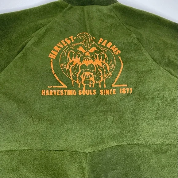 Halloween Costume Harvester Scary Pumpkin Man Kids Sz 12-14 - Picture 6 of 10